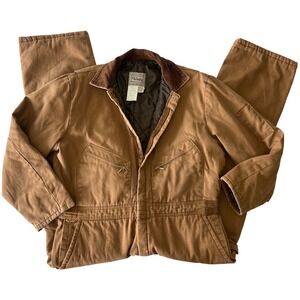 Walls Outdoors Mens Brown Insulated Duck Canvas Coveralls Large Regular Russia